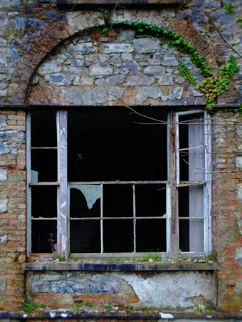 Ballysakeery Glebe House, Mullafarry, Mayo 14 - Window Before